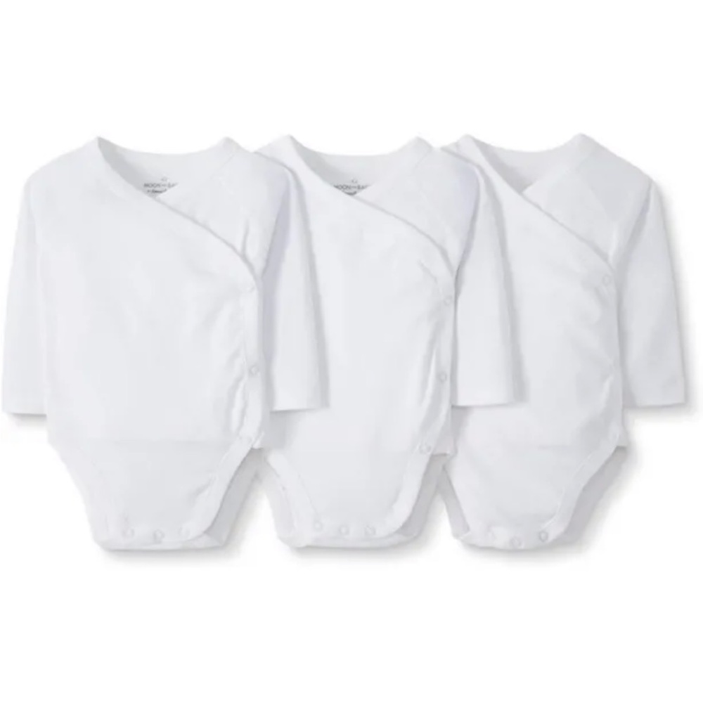 0-3m Hanna Andersson Moon&Back Sidd Sna Gender Neutral Longsleeve Bodysuits New